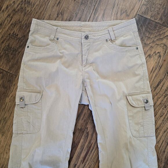 Kuhl Legendary Straight Leg Roll Up Light Weight Oyster Pant Women's 10 Regular - Picture 3 of 7